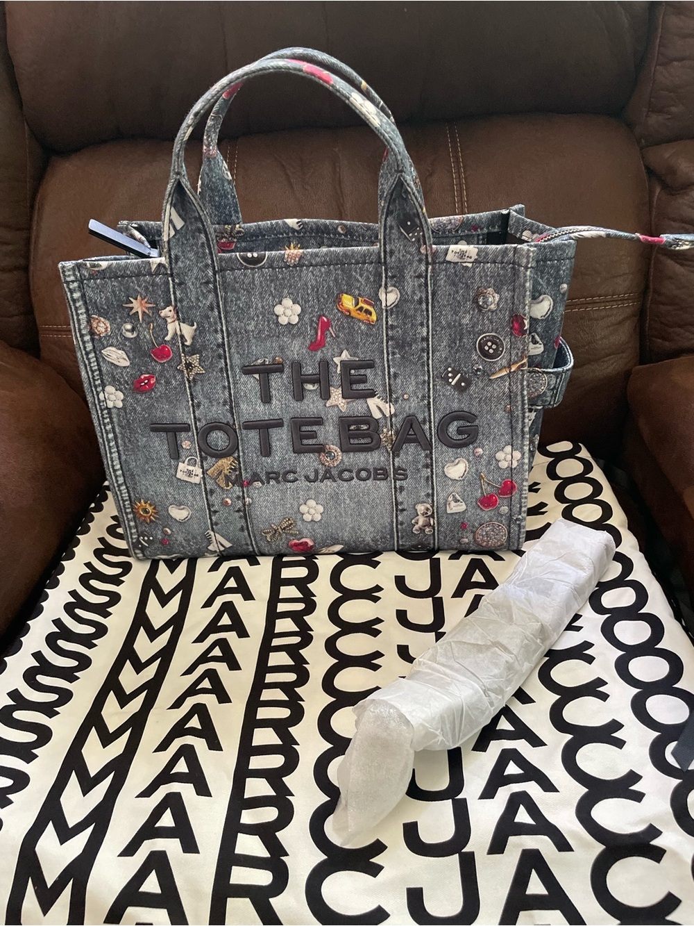 Marc Jacobs Denim Trinket Tote